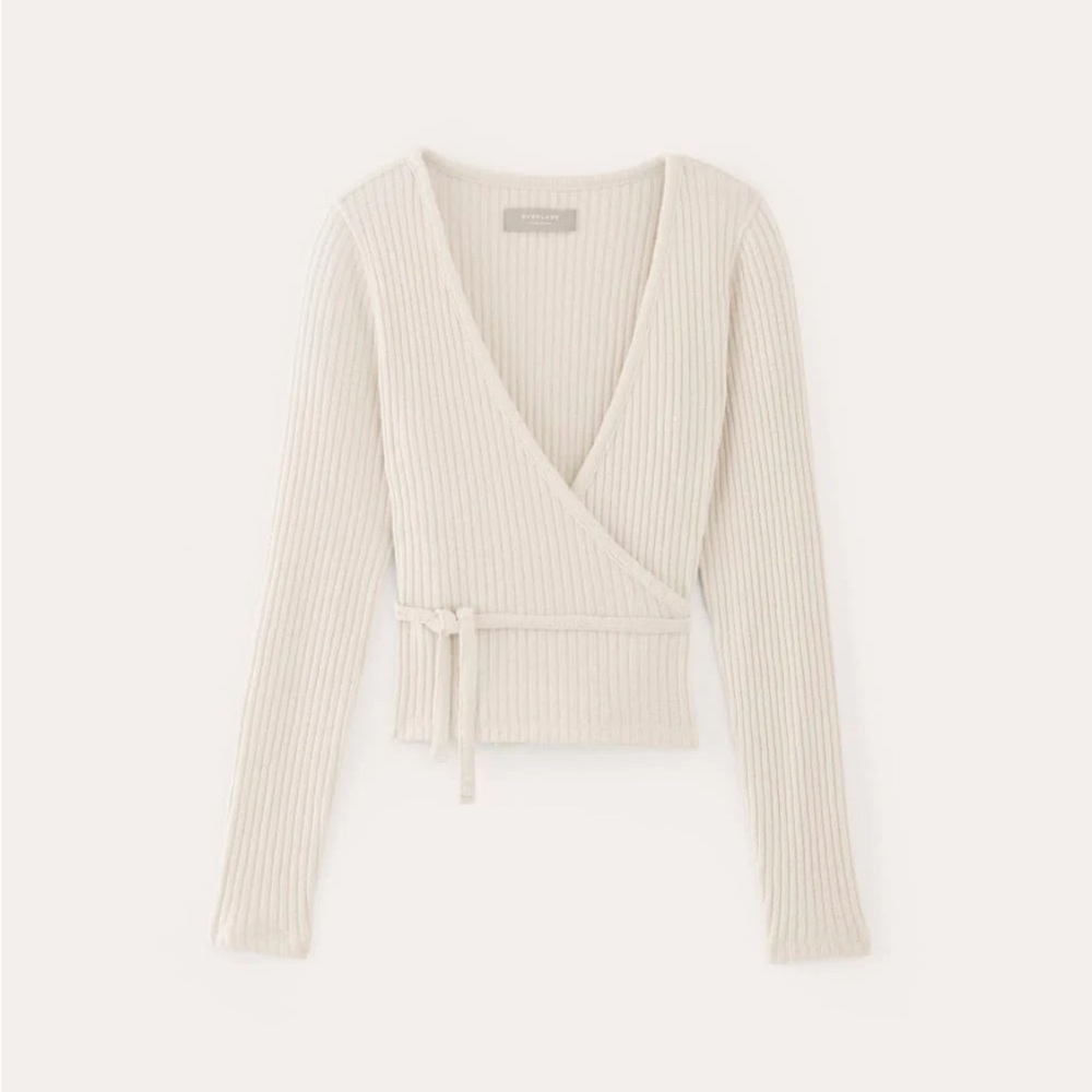 Everlane The Cozy Rib Wrap Top - Picture 8 of 10